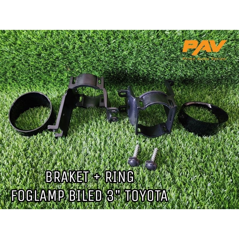 breket + ring foglamp biled toyota