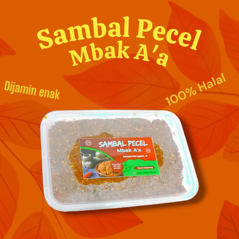 

Sambel pecel mbak A'A khas madiun 500gram di produksi dengan kualitas bahan yang fress