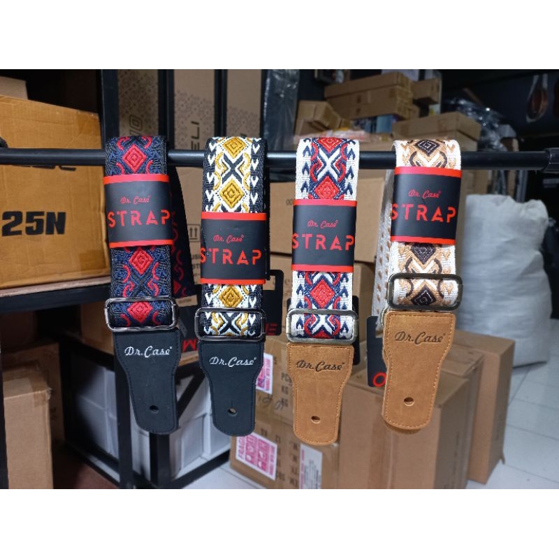 STRAP GITAR DR CASE EMBRO STRAP GITAR AKUSTIK ELEKTRIK DR.CASE EMBRO