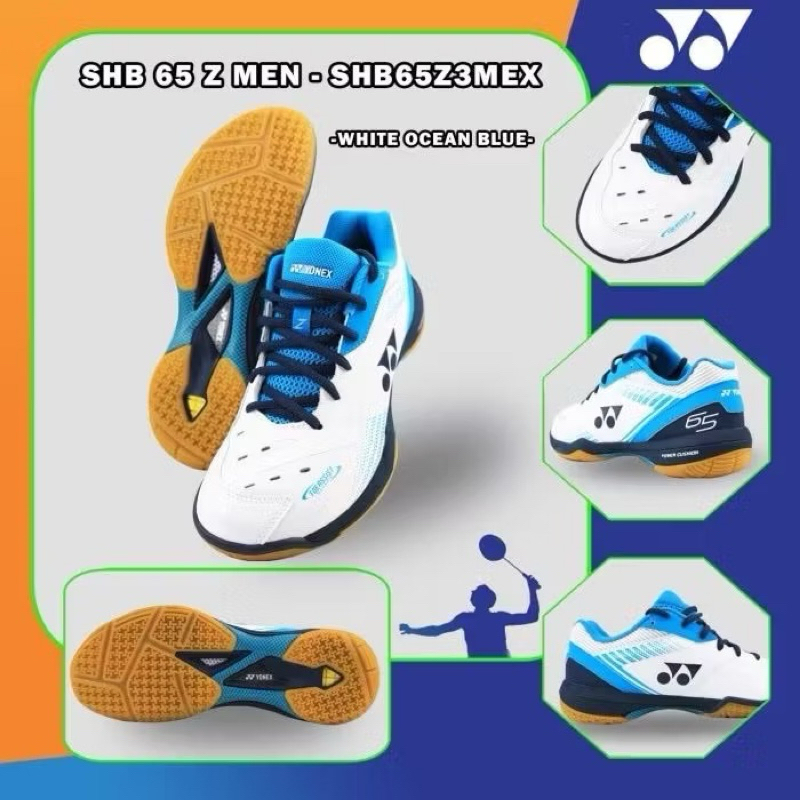Sepatu Badminton Yonex SHB65 / SHB 65 Z3 Blue