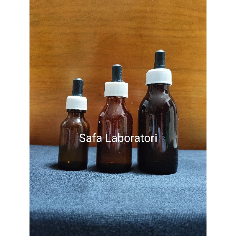 Botol Kaca Coklat 100Ml/ Botol Pipet 100Ml