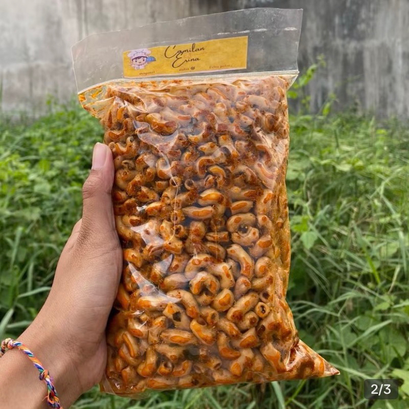 

250 Gram Makaroni Bantet Full Bumbu Daun Jeruk