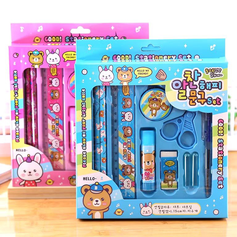 

Serba Menarik PROMO A12 Paket Alat Tulis Set 9 In 1 Mini Stationery Set Karakter Set Alat Tulis Anak Kado Souvenir