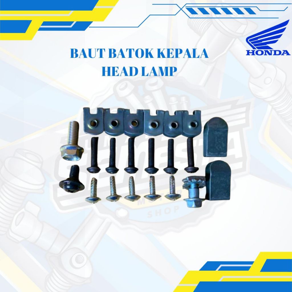 BAUT BATOK KEPALA SUPRA X 125/BAUT KEPALA MOTOR SUPRA X