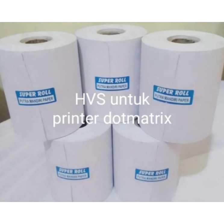 

Serbu Puas Kertas struk kasir HVS 1Ply 75x6mm paket 1 pcs