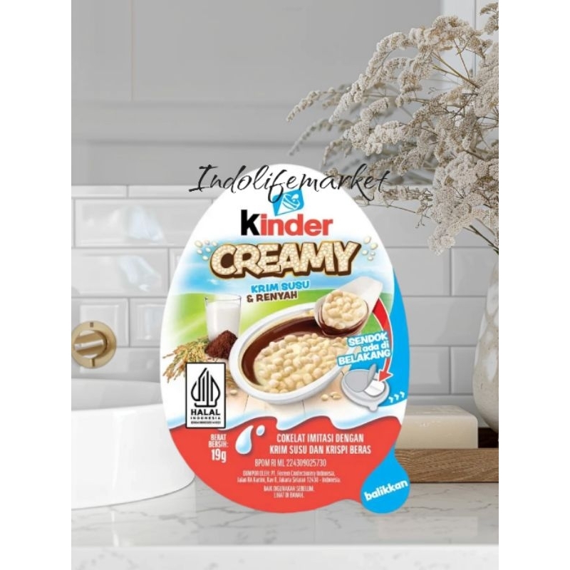 

Kinder Chocolate Creamy 19G