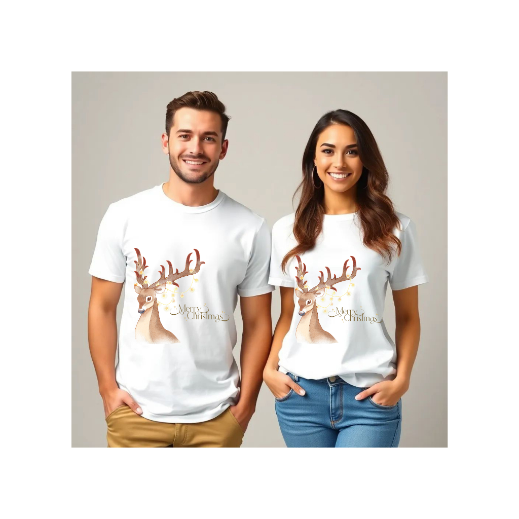 Kaos Natal / Baju Natal Couple / Baju Natal Keluarga / Custom Baju Natal