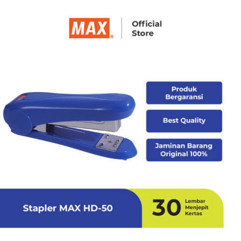 

STAPLER BESAR MAX HD-50 STAPLES SATUAN ORIGINAL