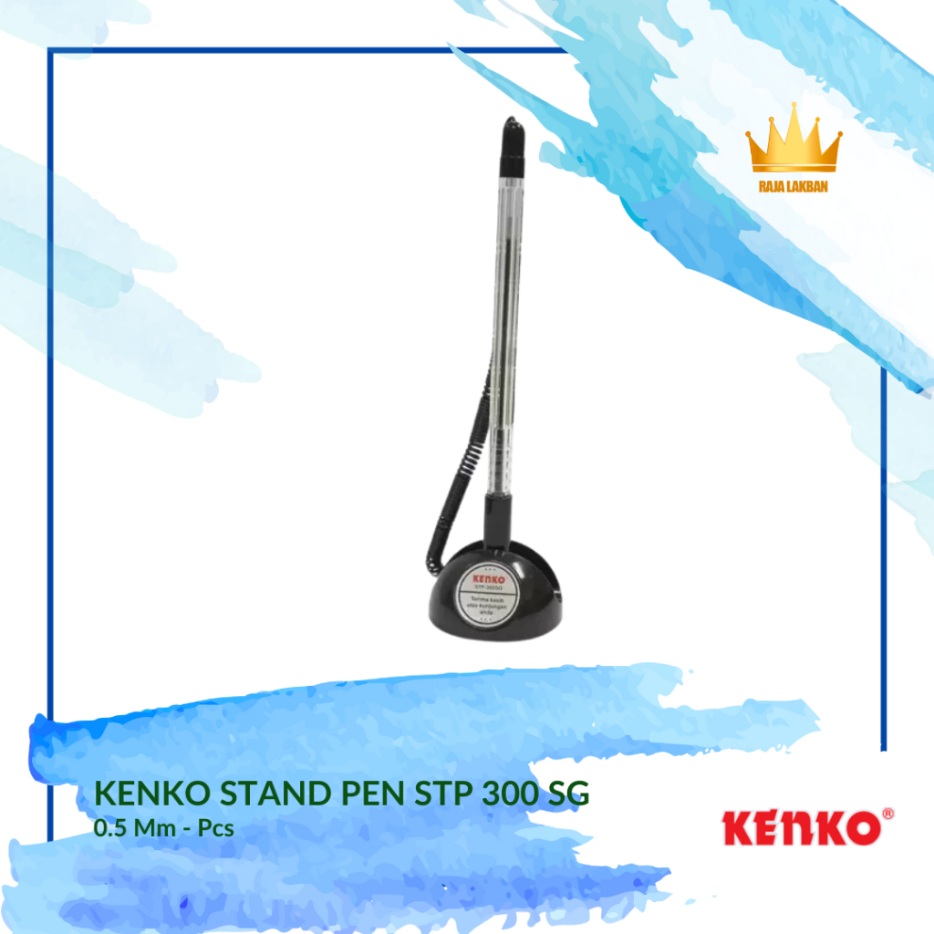 

Stand Pen Pulpen Meja Kenko Stand Pen STP 300 SG/ 0.5mm/ Hitam - Pcs