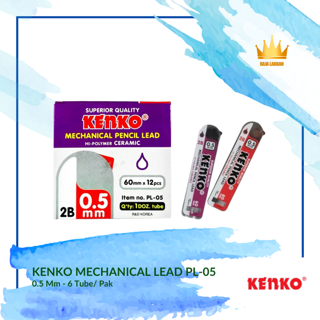 

Isi Pensil Mekanik Kenko PL-05/ 0.5mm - 6 Tube/ Pak