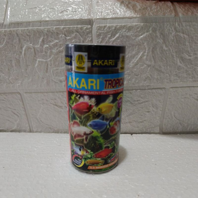 Pelet glowfish Akari pelet ikan kecil guppy cupang