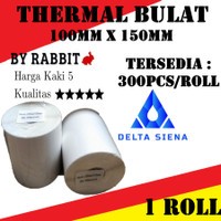 

100 X 150 mm KERTAS STICKER DIRECT THERMAL LABEL BARCODE 300 pcs