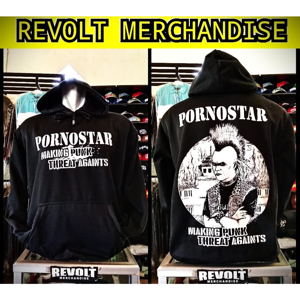 hoodie PORNOSTAR (making punk), hoody pornostar, hoodie band punk, hoodie punk