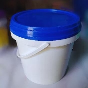 Ember bekas / ember hidroponik 6,5 kg putih + tutup