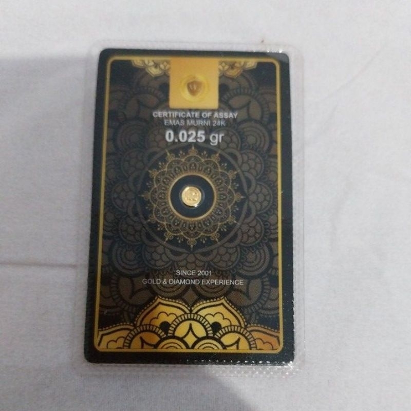 Logam Mulia (LM) Emas 0,025gr
