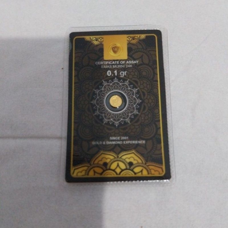 Logam Mulia (LM) Emas 0,1 gr