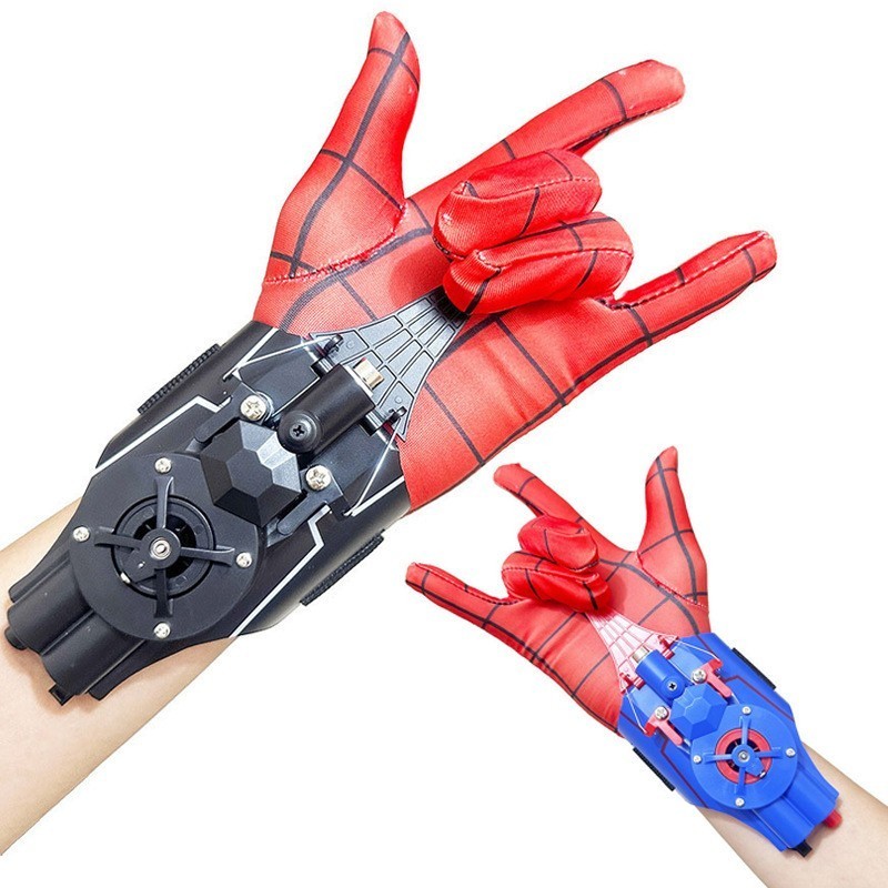 Mainan Web Shooter Spiderman Senjata Spiderman Cosplay Sarung Tangan Spiderman Mainan Jaring