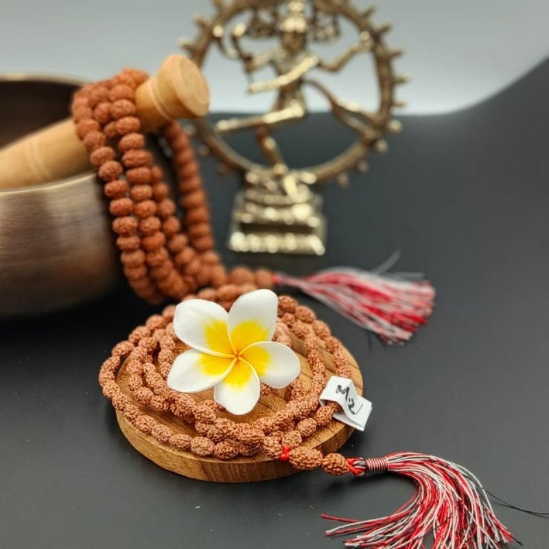 Japamala Genitri Rudraksa Mukhi 2, 7, 8 dan 9 Japamala 108 Premium