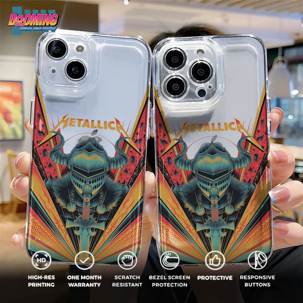 CASE  IPHONE IP 14 PRO IP 14 PRO MAX IP 15 IP 15 PLUS IP 15 PRO IP 15 PRO MAX -MOTIF [BAND] Clear Ca