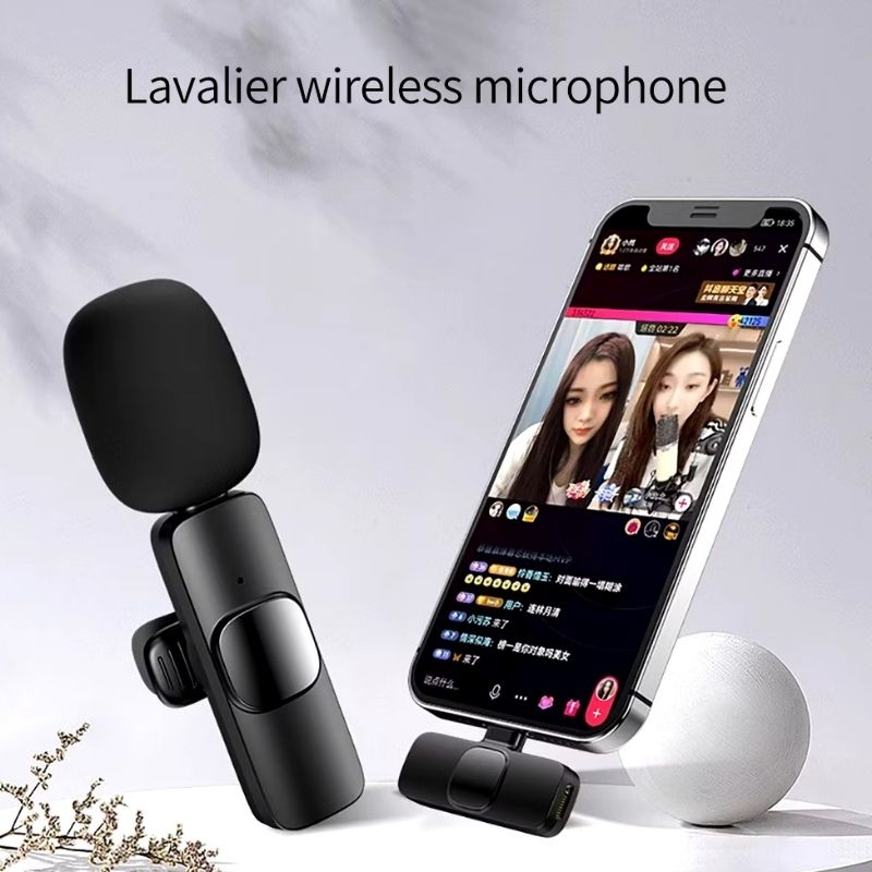 RECOMMENDED Mic Wireless Nirkabel Klip / Mic Klip On Wireless Type C / Mic Klip Konten Live 2026