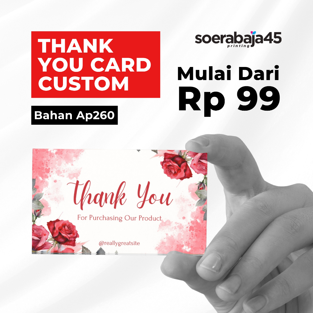 

THANK YOU CARD / THANKS CARD / KARTU UCAPAN TERIMAKASIH / SOUVENIR PERNIKAHAN / GIFT CARD