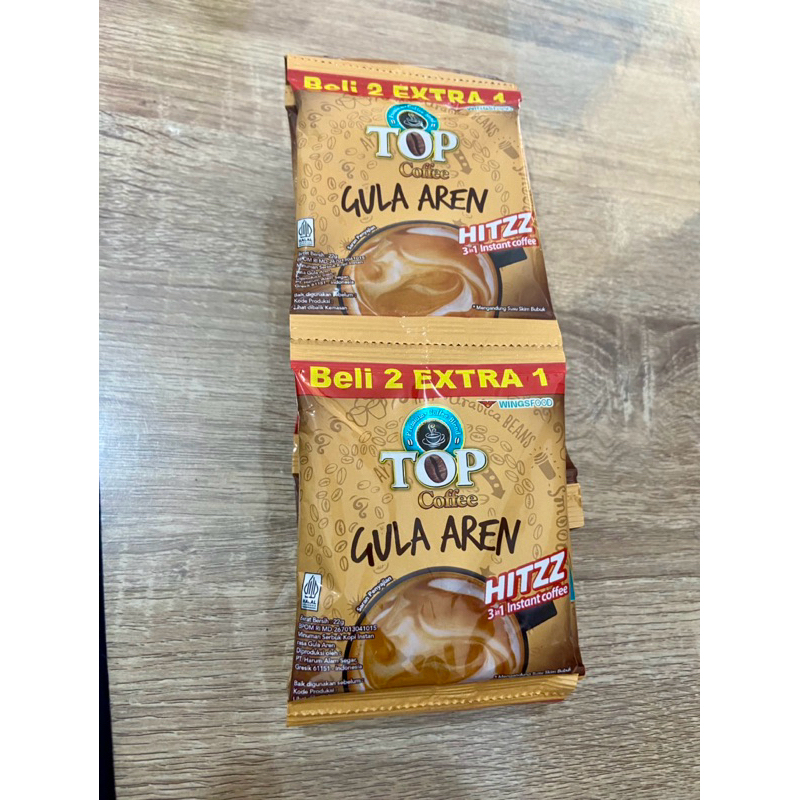 

Kopi Top gula Aren sachet 15pc