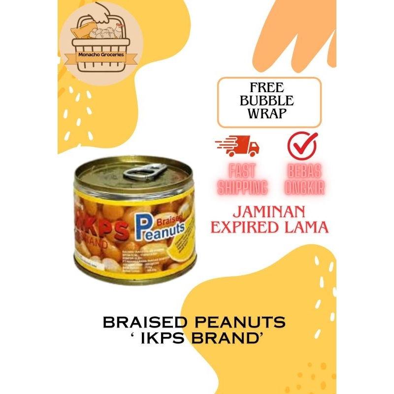 

Braised Peanuts "IKPS" / Kacang Rebus / Kacang Tanah Kemasan Kaleng