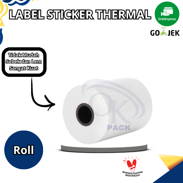 

Promo LABEL STICKER THERMAL 100 X 150 mm 100x150 4x6" isi 500pcs ukuran A6