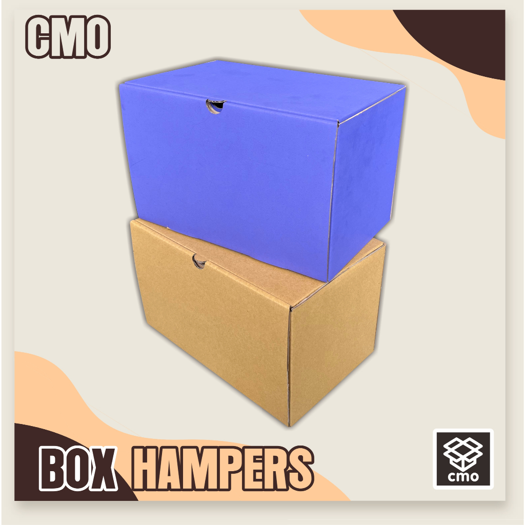 

KARDUS BOX HAMPERS 27x17x17 CM HAMPERS/KADO/GIFT/POLOS/DUS KUE/DUS KOSMETIK/DUS HAMPERS