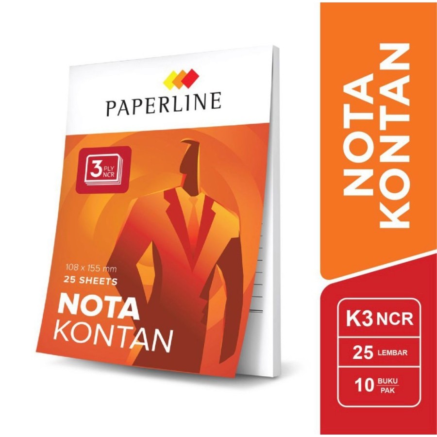 

nota kontan 3ply perpack 10buku / nota 2ply / nota kecil 2 rangkap / 3 rangkap