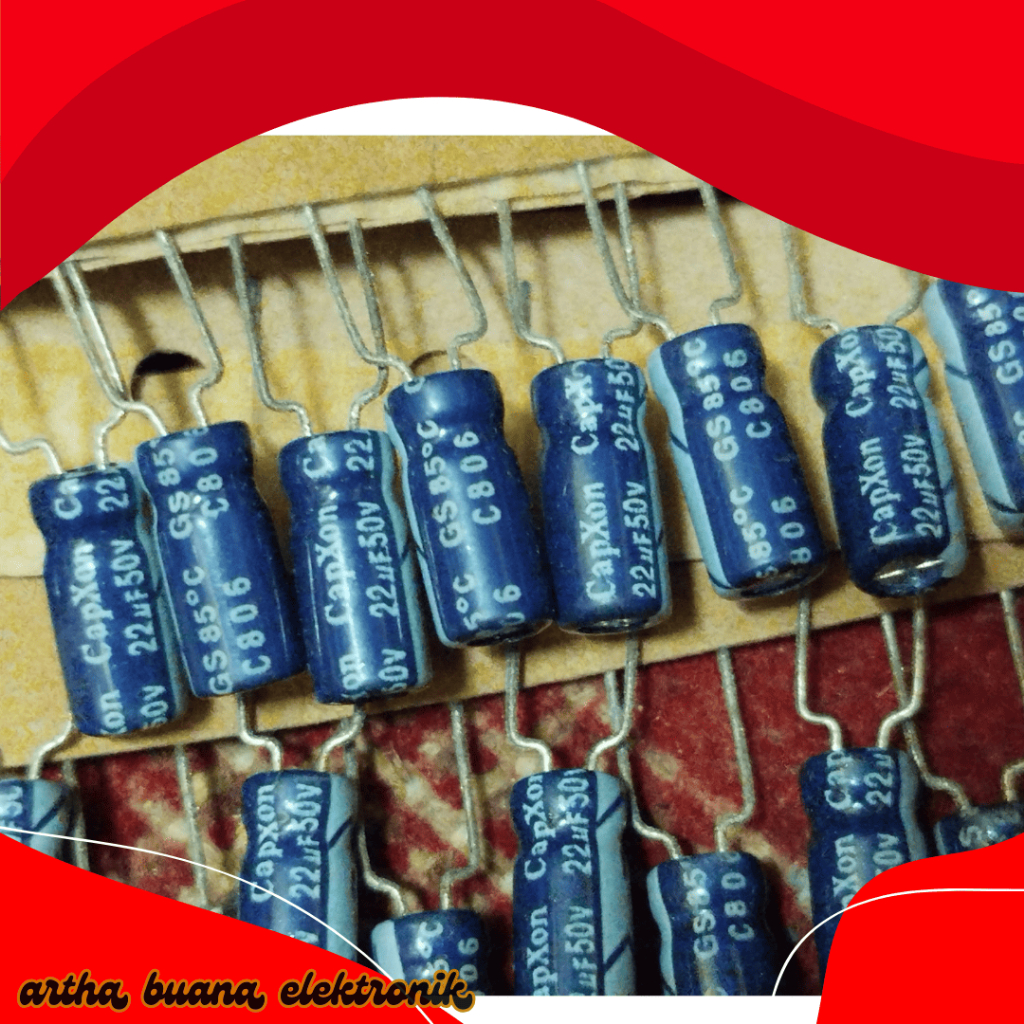 ELCO ( EL- KAPASITOR ) 22μf 50v
