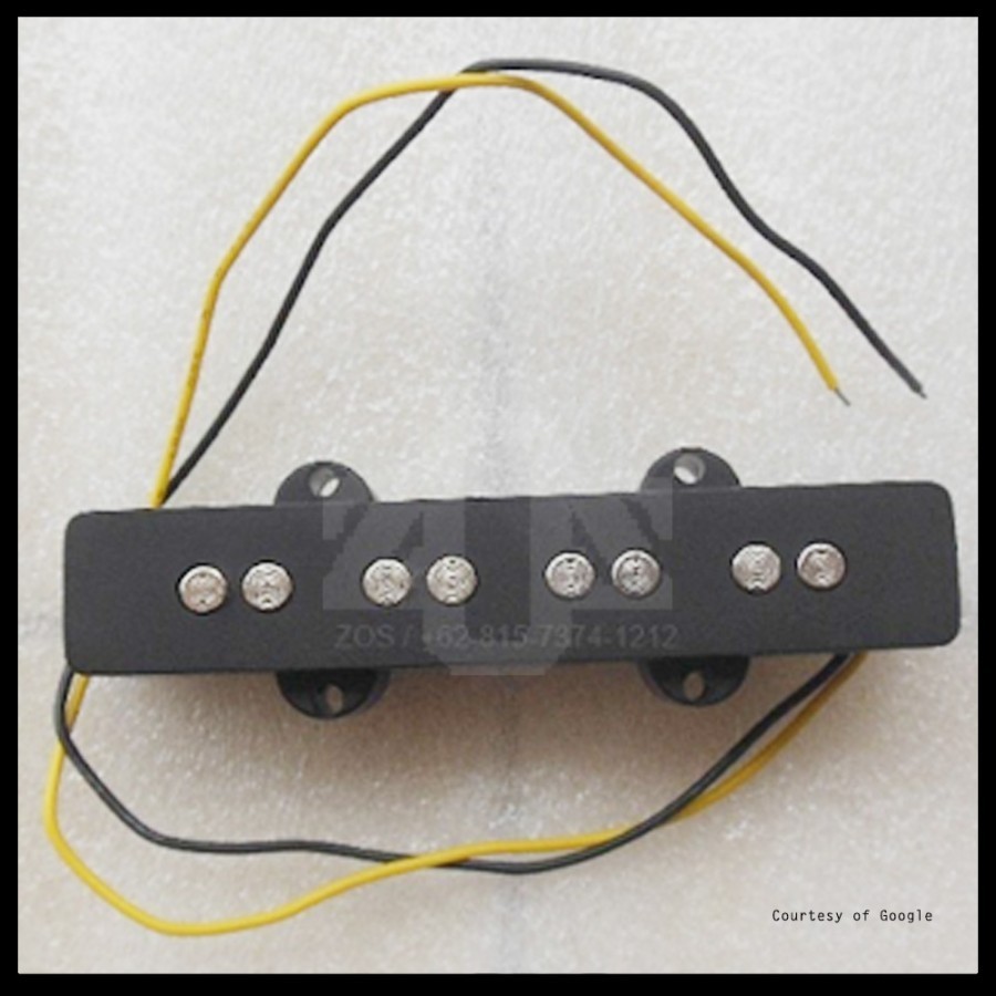 Pickup Bass Jazz Bass Ceramic 4 String Black