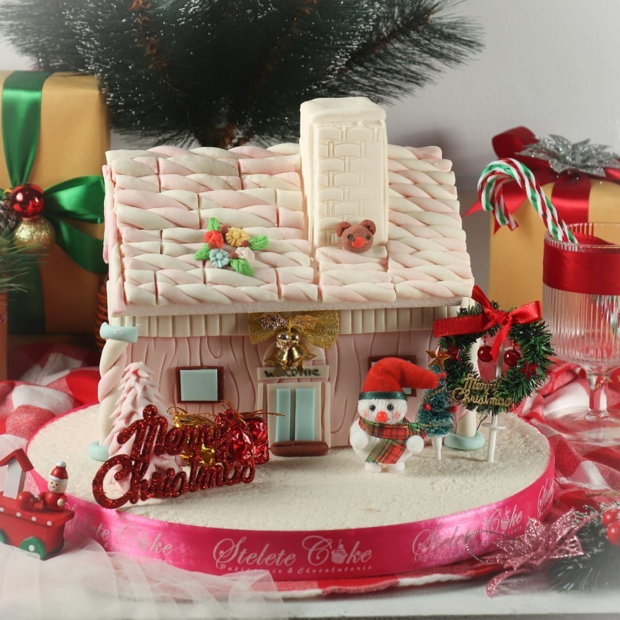 

Christmas Marshmellow Cake/Natal/Hampers/Christmas/Natal 2024