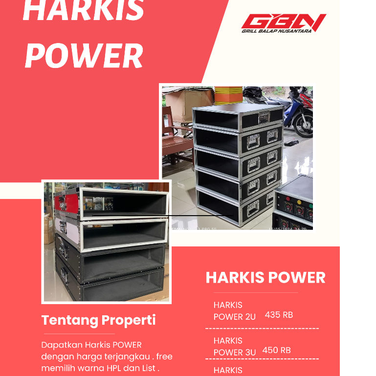 HARKIS POWER FREE PILIH WARNA HPL