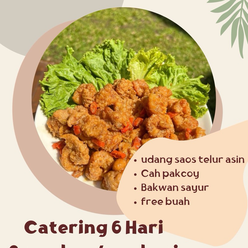 

Catering 3 porsi perhari untuk 5 hari