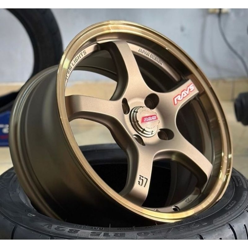 velg gramligtht 57 cr ring 15 velg mobil brio.agya.yaris.vios.mobilio.freed.jazz.city.