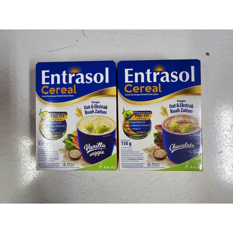 

Entrasol Quickstart cereal 150gr ( 5 sachet 30gr )