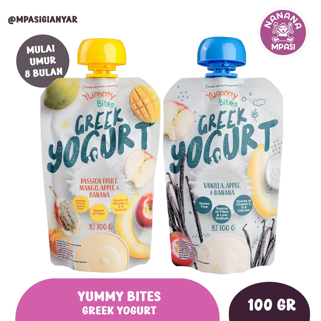 Yummy Bites Greek Yogurt untuk MPASI Bayi 100gram