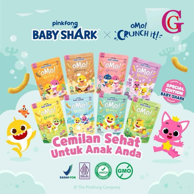 

OMO CRUNCH IT X BABYSHARK 25gr | SNACK MPASI BAYI | SNACK ANAK