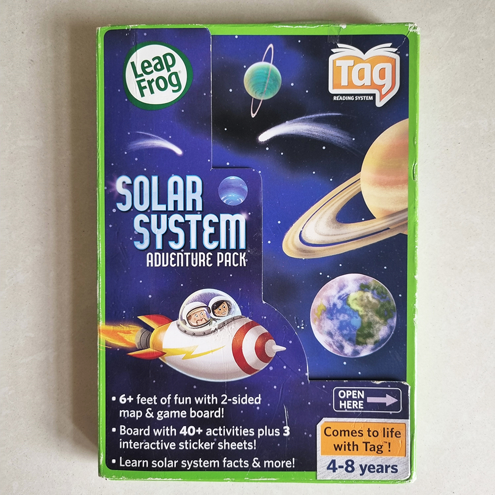 

PRELOVED BUKU LEAP FROG SOLAR SYSTEM ADVENTURE PACK TAG READING SYSTEM KONDISI SANGAT BAGUS