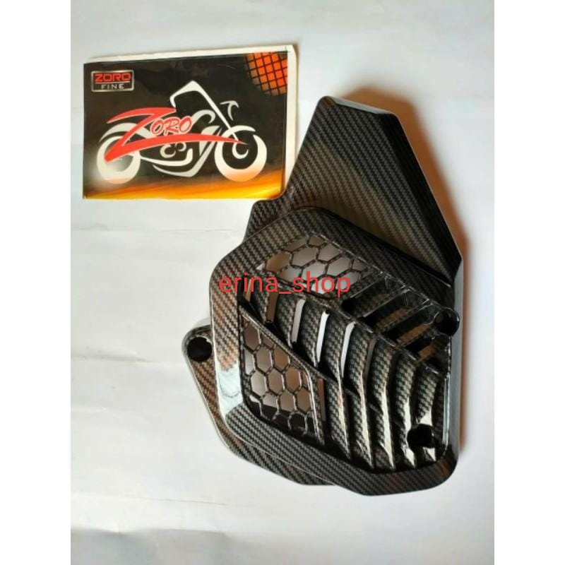 COVER RADIATOR ADV 150 CARBON ZORO / COVER RADIATOR KARBON ZORO MOTOR ADV 150