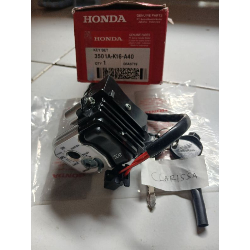KUNCI KONTAK SET,HONDA SCOOPY,BEAT FI,BEAT STREET,,2013-2015 K16.ORIGINAL