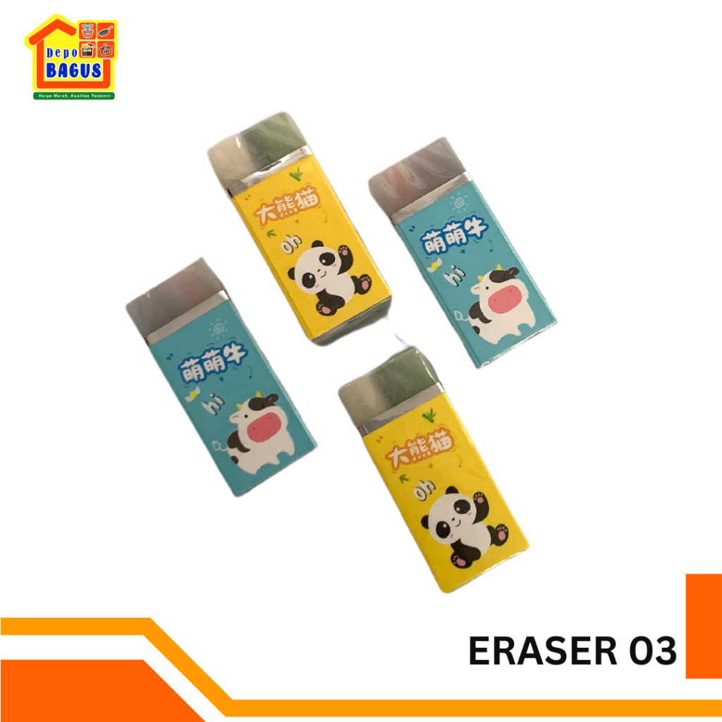 

Penghapus Motif Sapi, Penghapus Karet