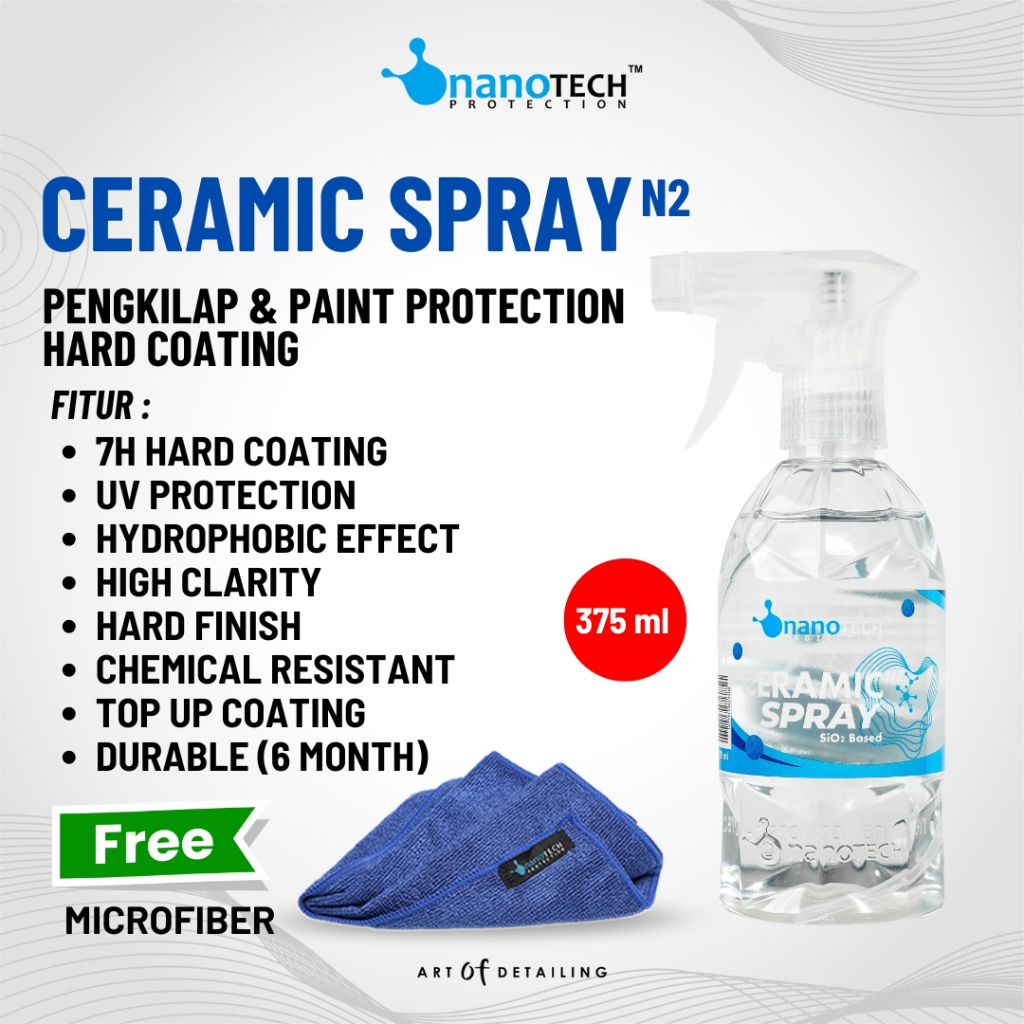 TERLARIS CERAMIC SPRAY - nanoTECH PROTECTION - Paint Protection - Top Up Coating - Perawatan