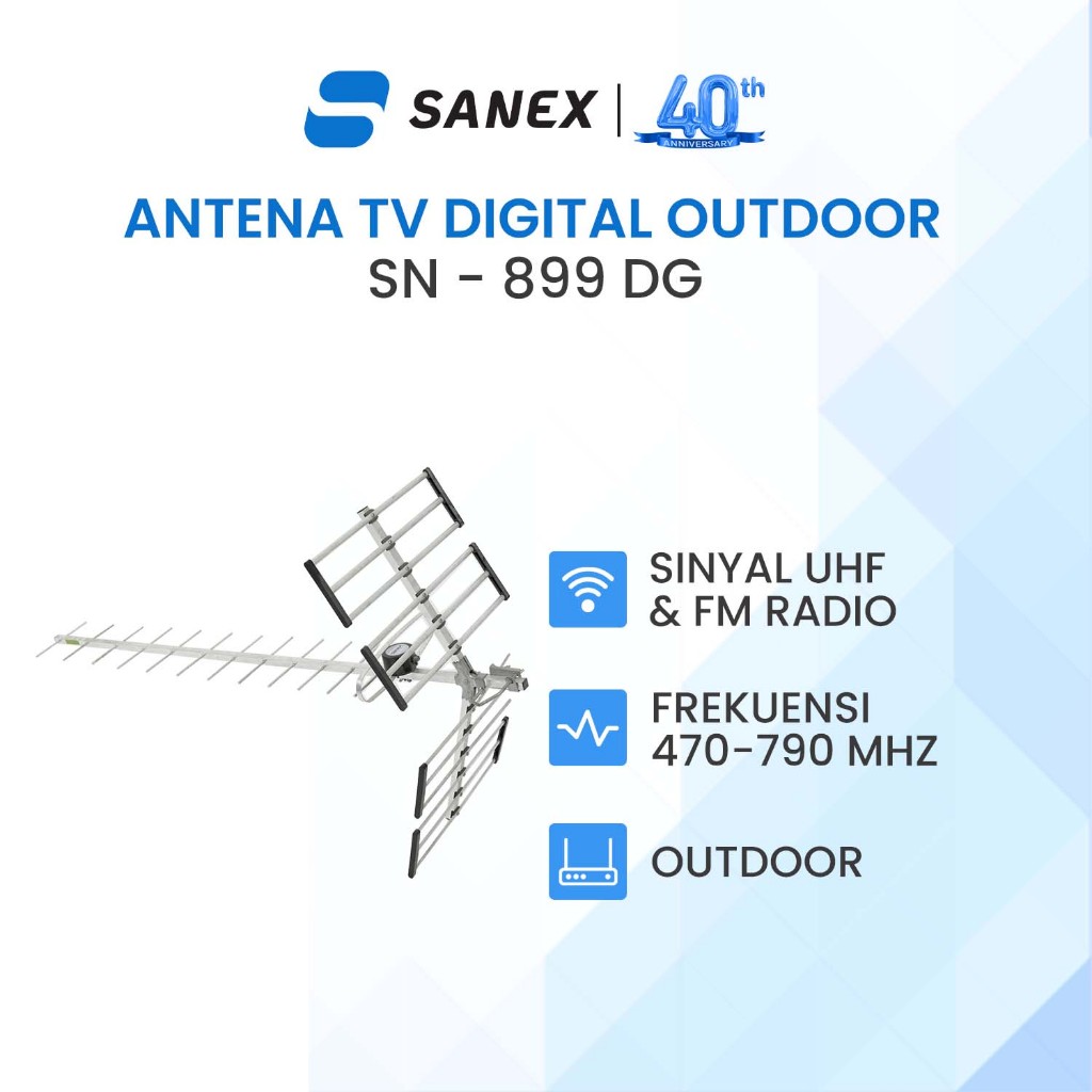 SANEX Antena TV Digital Outdoor SN-899 DG