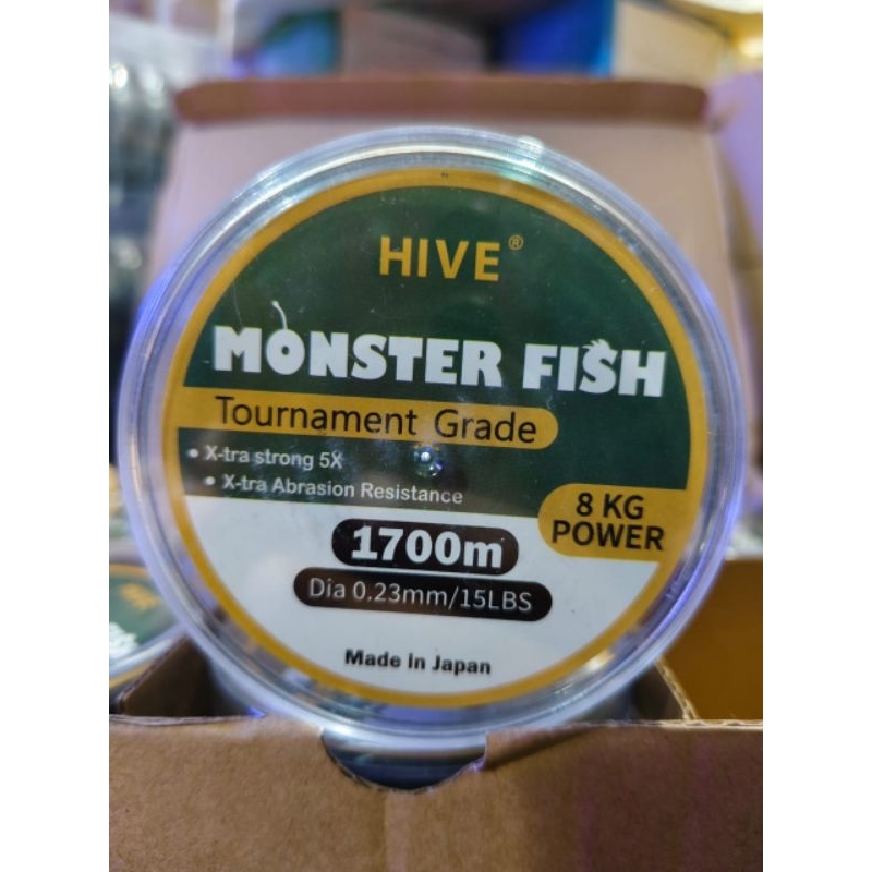 SENAR PANCING 1/4 SPOOLSUPER KUAT HIVE MONSTER FISH TOURNAMENT GRADE