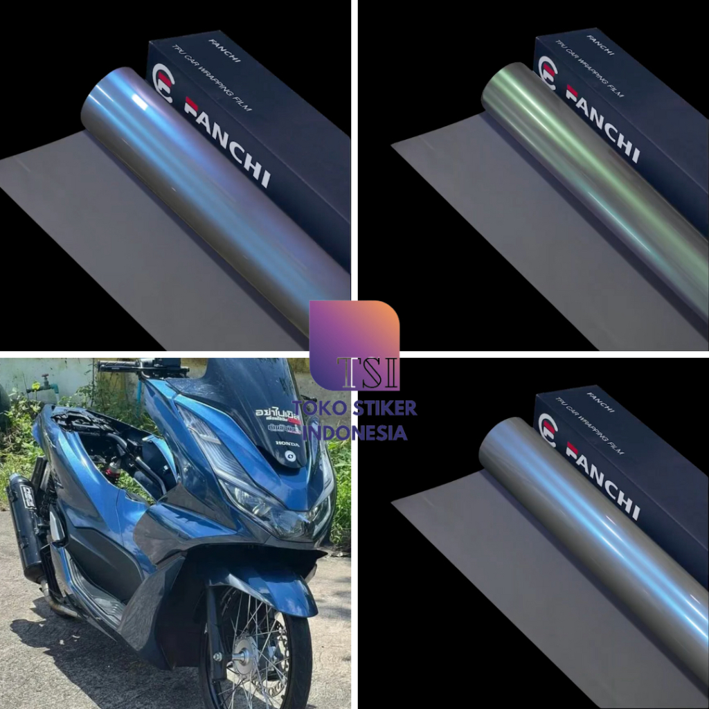 Stiker Skotlet Magic Candy Lembayung Fanchi Stiker Mobil Motor Warna 50 cm