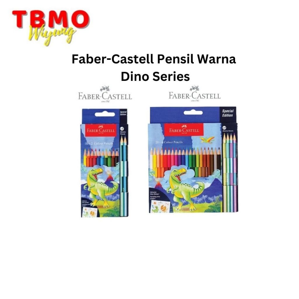 

TBMO Faber-Castell Pensil Warna Dino Series