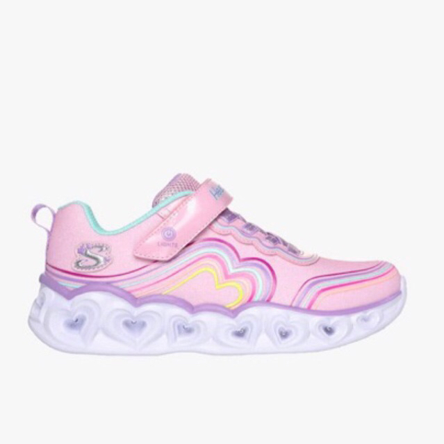 Skechers Heart Light Sepatu Anak Perempuan Nyala Lampu Size 31