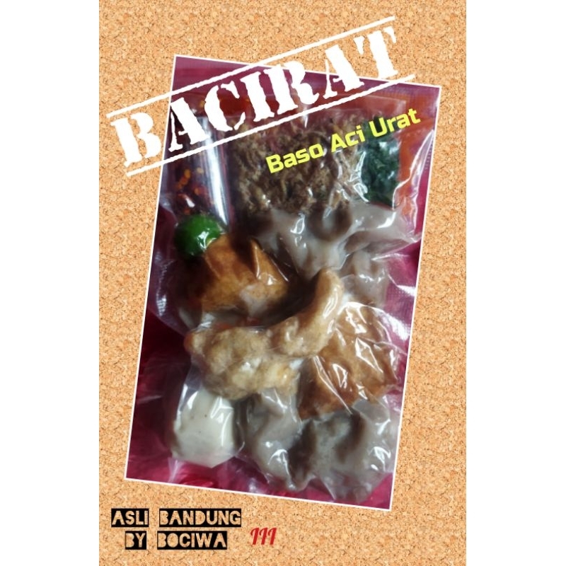 

Baso Aci Urat Paket 3 Bacirat Asli Bandung Bociwa